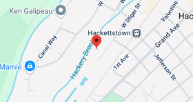 Giant Gymnastics of Hackettstown Map